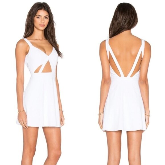 NWT NBD x Naven Twins "Trax" Cutout Mini Dress - Picture 1 of 2